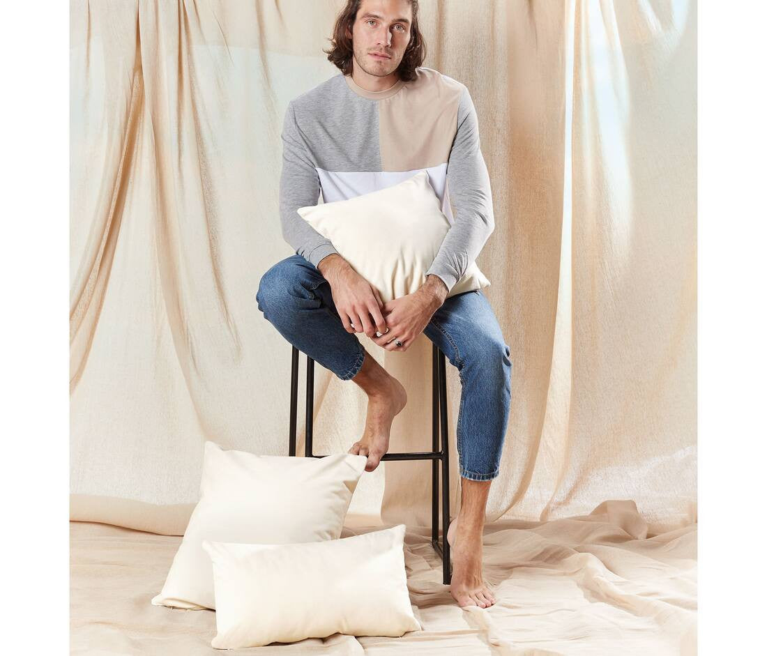 Housse de coussin en coton commerce équitable - FAIRTRADE COTTON CANVAS CUSHION COVER