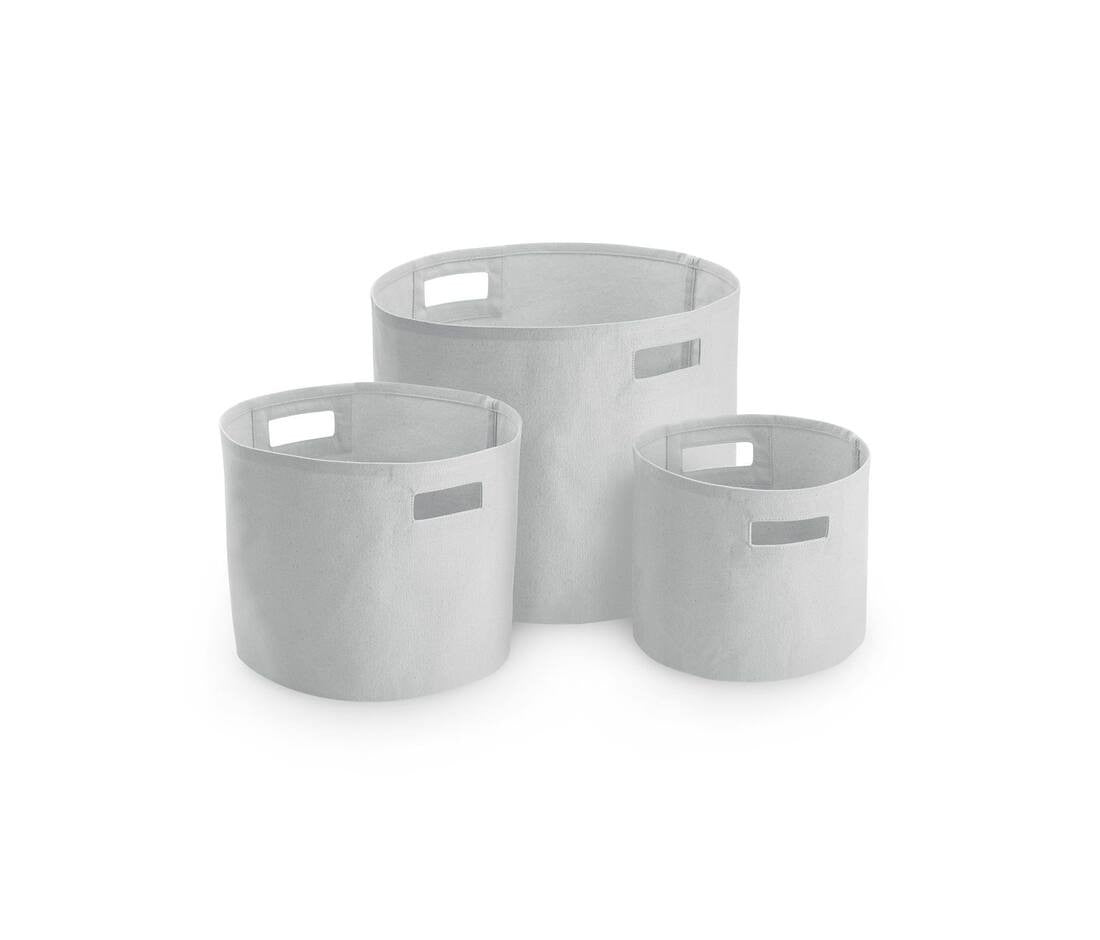 Panier en coton - CANVAS STORAGE TUBS