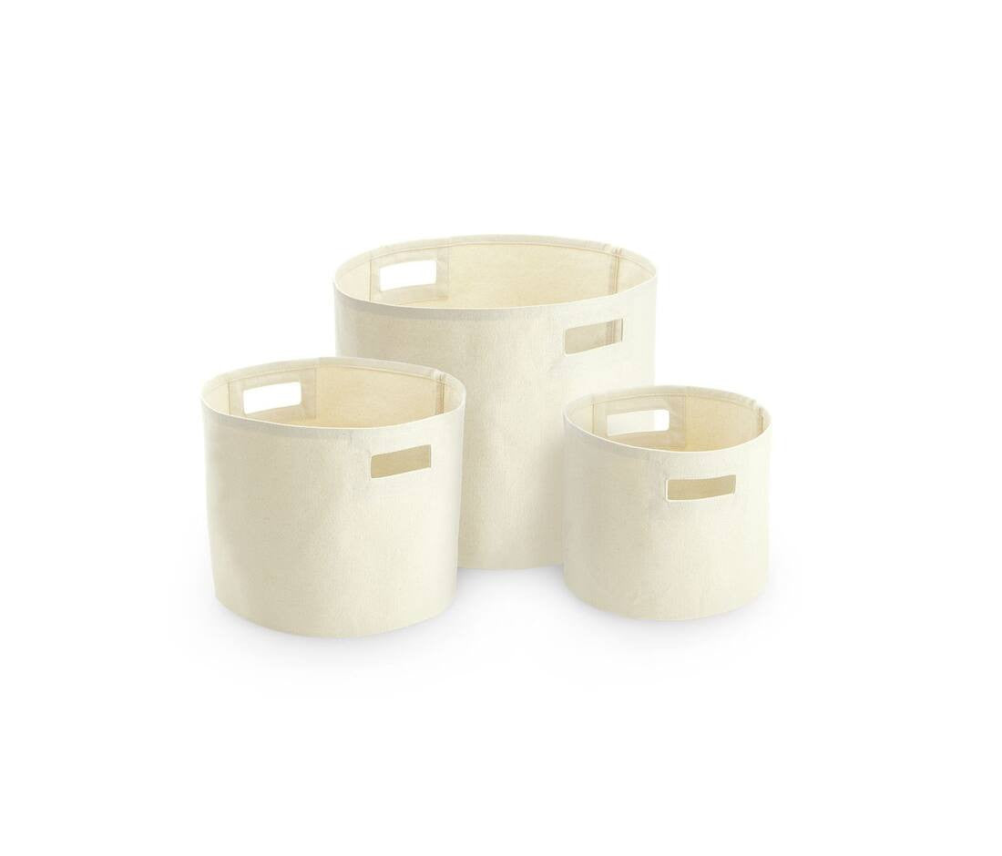 Panier en coton - CANVAS STORAGE TUBS
