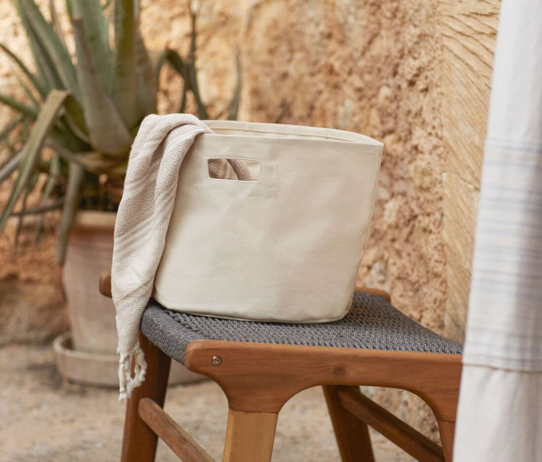 Panier en coton - CANVAS STORAGE TUBS