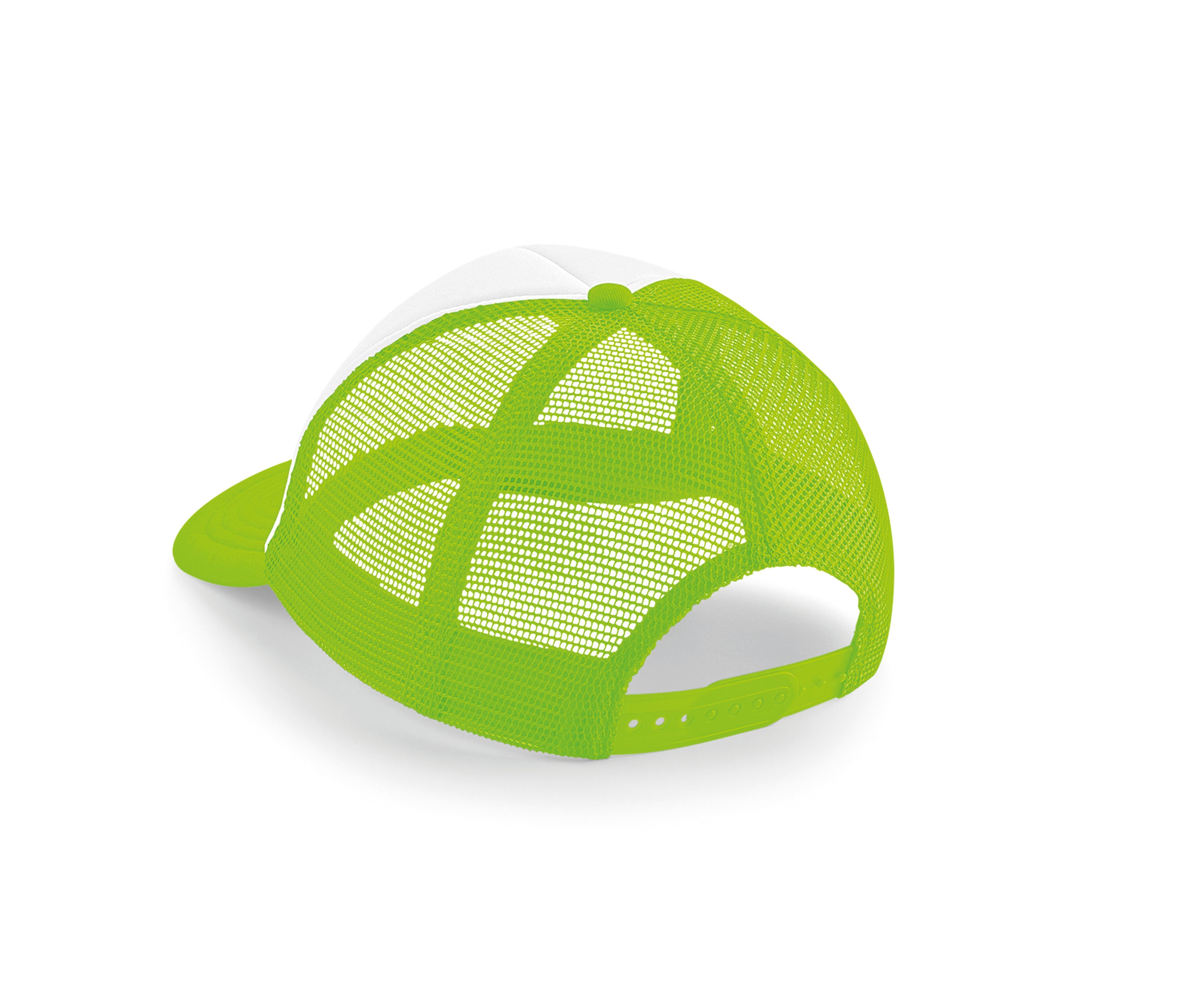 FLUORESCENT GREEN/WHITE - arrière