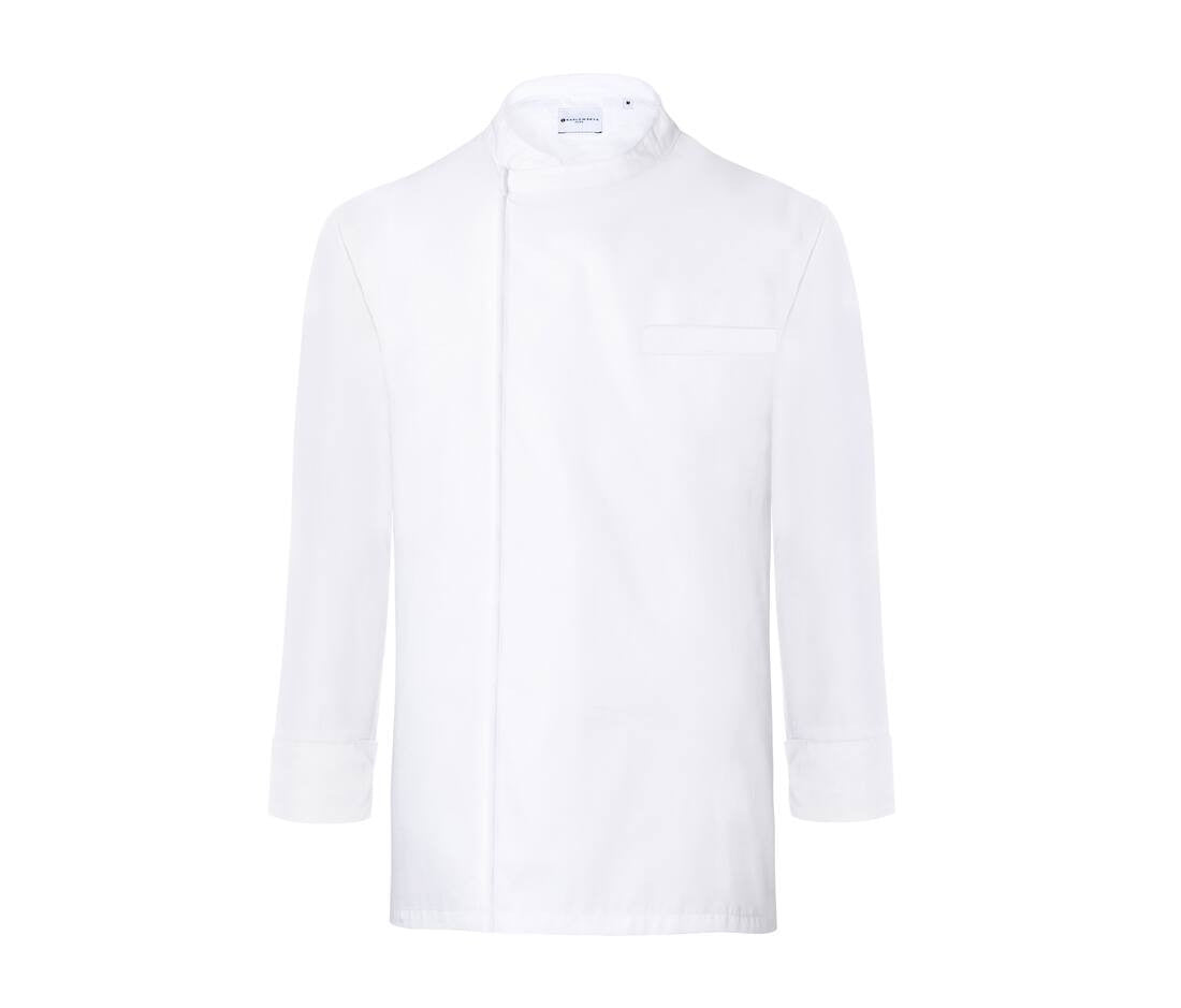 Chemise de cuisine manches longues - LONG SLEEVE THROW-OVER CHEF SHIRT BASIC