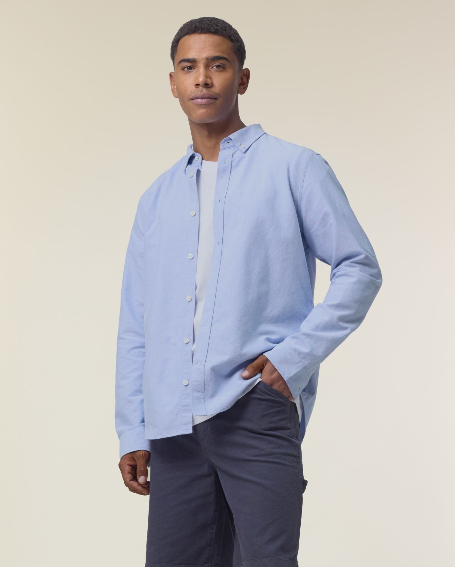 Blue Oxford