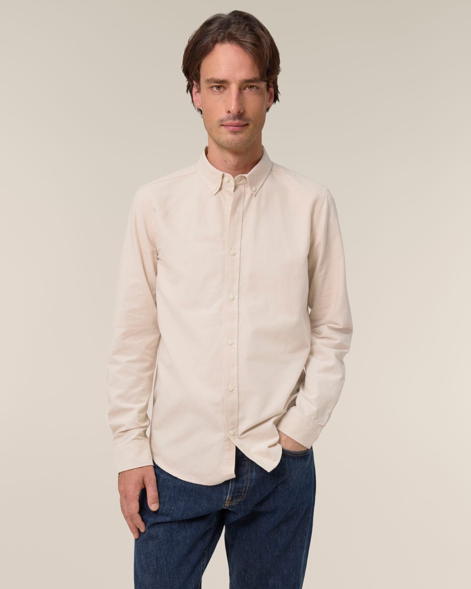 Beige Oxford